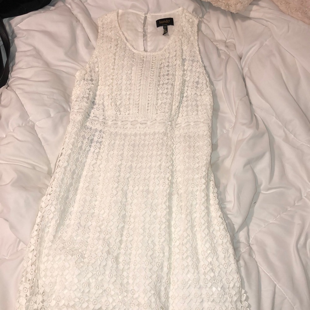 laundry white dress